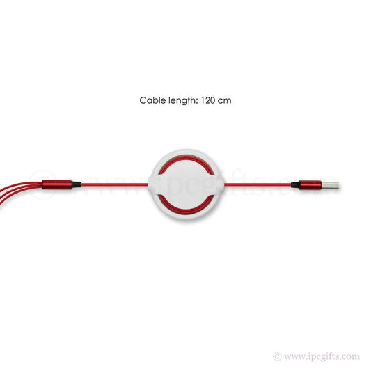 Retractable HURRICANE Multi Charging Cable – Portable Design