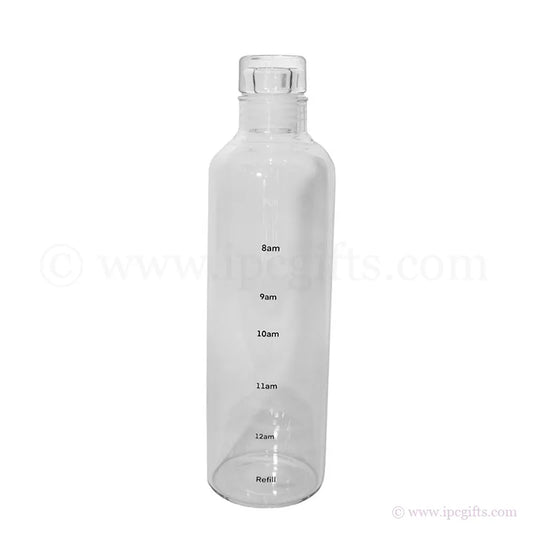 GoHydrate Glass Water Bottle with Capacity Indicator