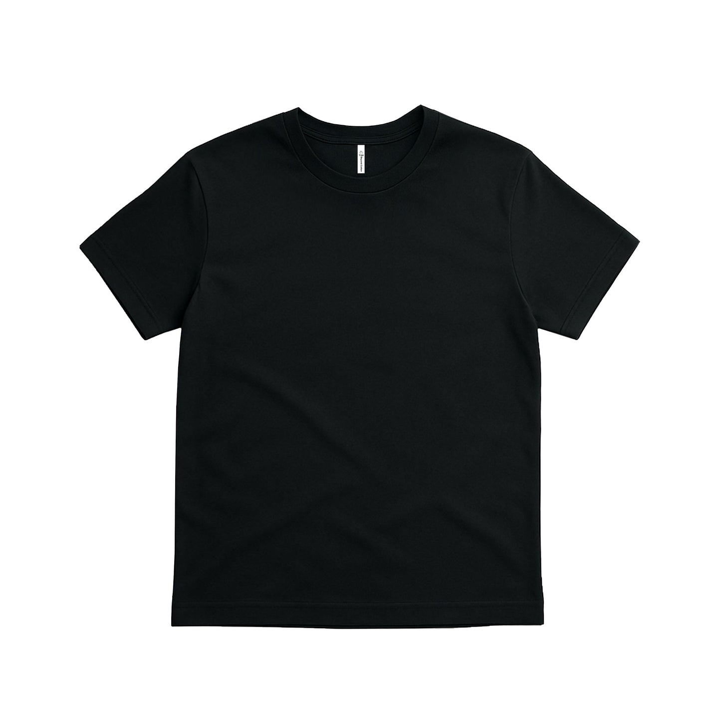 160G Adult Round Neck Short Sleeve T-Shirt - Black