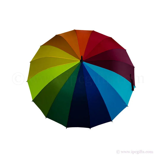 Auto Open Rainbow Umbrella