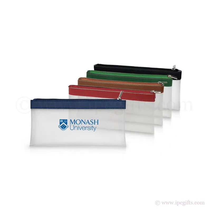 Vegan Leather RAFFLES Zipper Pouch (S)