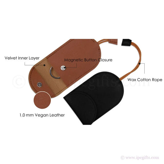 Vegan Leather & Velvet Inner Layer KEYPER Pouch
