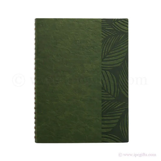 Fernleaf PU Leather Wire-O Diary with Elastic Band