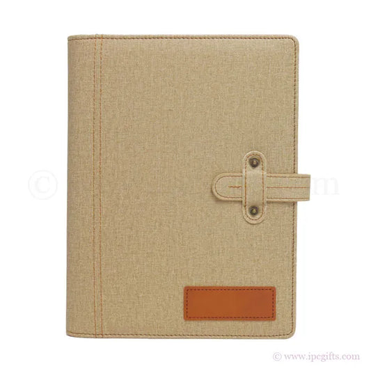 Levista-Personalised 6-Ring Diary with Leather Tag for Daily Planning