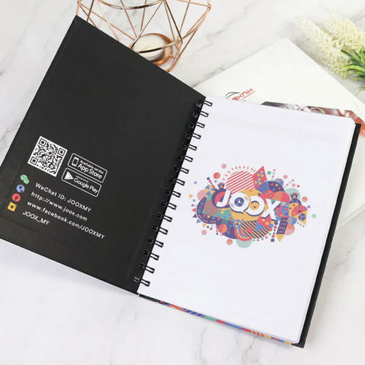 Customised Wire-O Chipboard Notebook