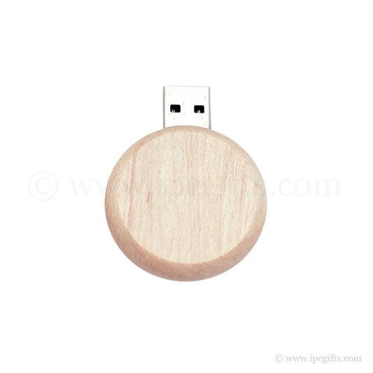 Custom Engraved Wooden USB – Elegant & Rustic Storage Option