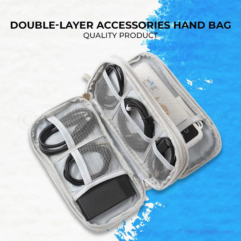 Water-Resistant Tech Organizer Bag – Durable & Secure