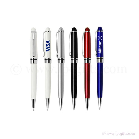 CAMBRIDGE - Plastic Ball Pen with Solid Gloss