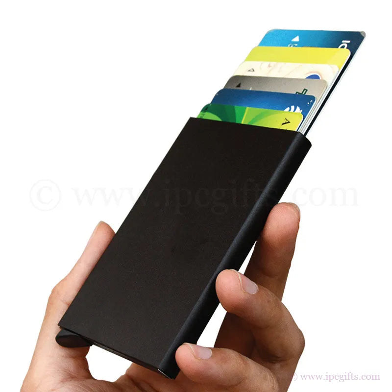 Sleek RFID Blocking Card Holder-Light & Cool for Work