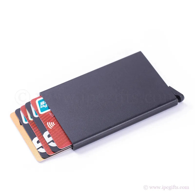 Sleek RFID Blocking Card Holder-Light & Cool for Work