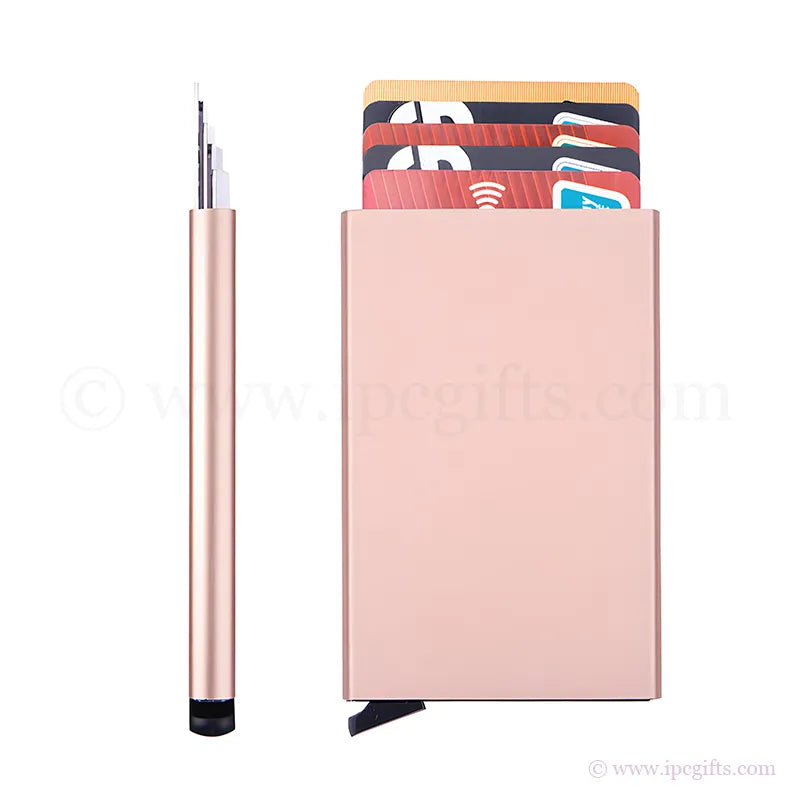 Sleek RFID Blocking Card Holder-Light & Cool for Work