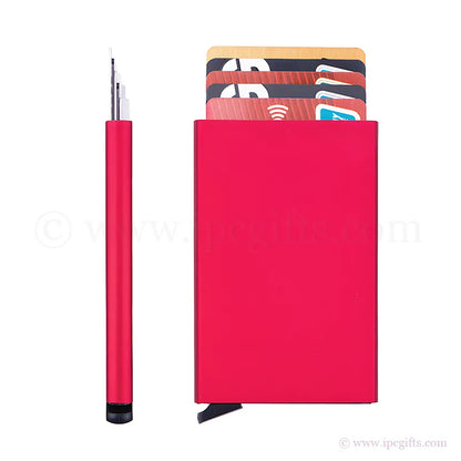 Sleek RFID Blocking Card Holder-Light & Cool for Work