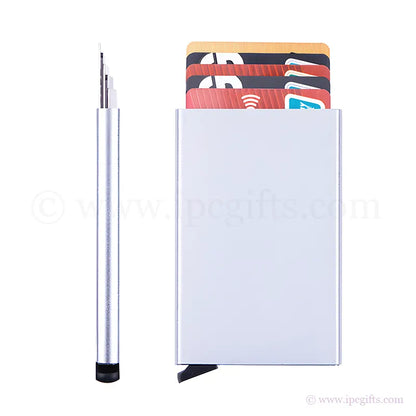 Sleek RFID Blocking Card Holder-Light & Cool for Work