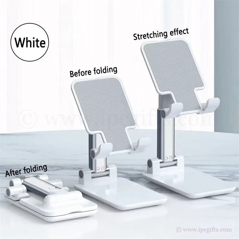 Folding Desktop Phone Stand-Portable Foldable Mobile Holder for Desk, Office & Bedside Table