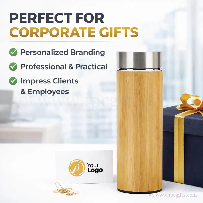 Bamboo vacuum flask (BIG)