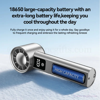 Q11A Turbo Fan 100 Speed-Large Capacity Battery Throughout the Day