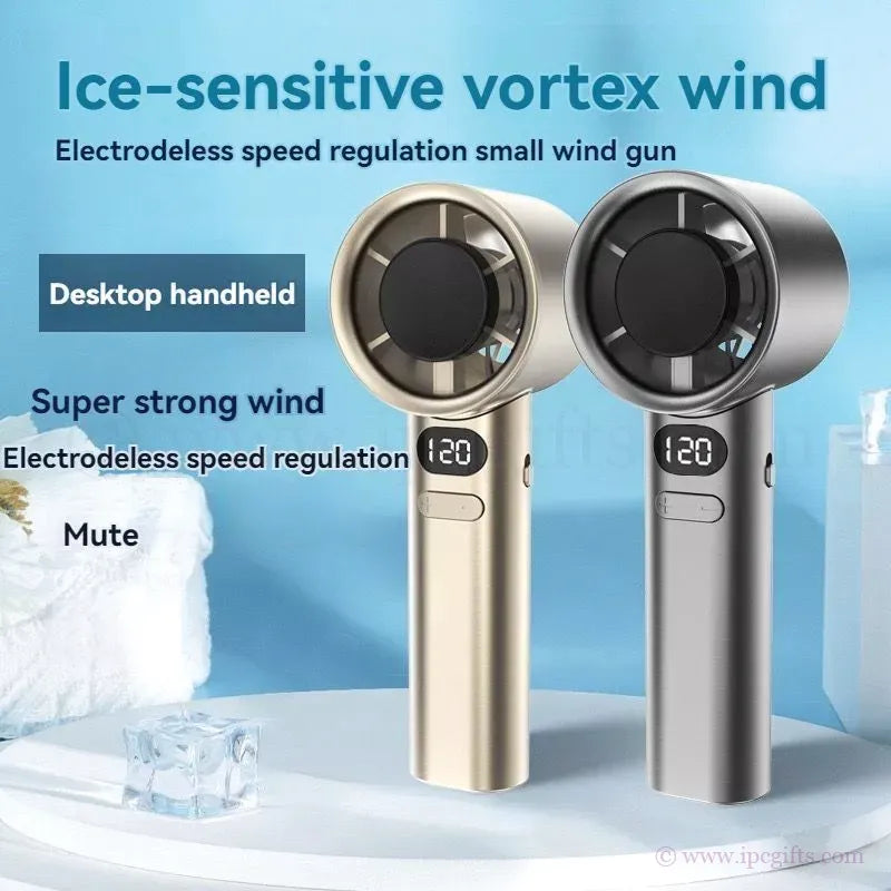 M11 Handy Turbo Fan 120 Speed-Hands-Free Wearable Fan for Gym, Running & Hot Weather