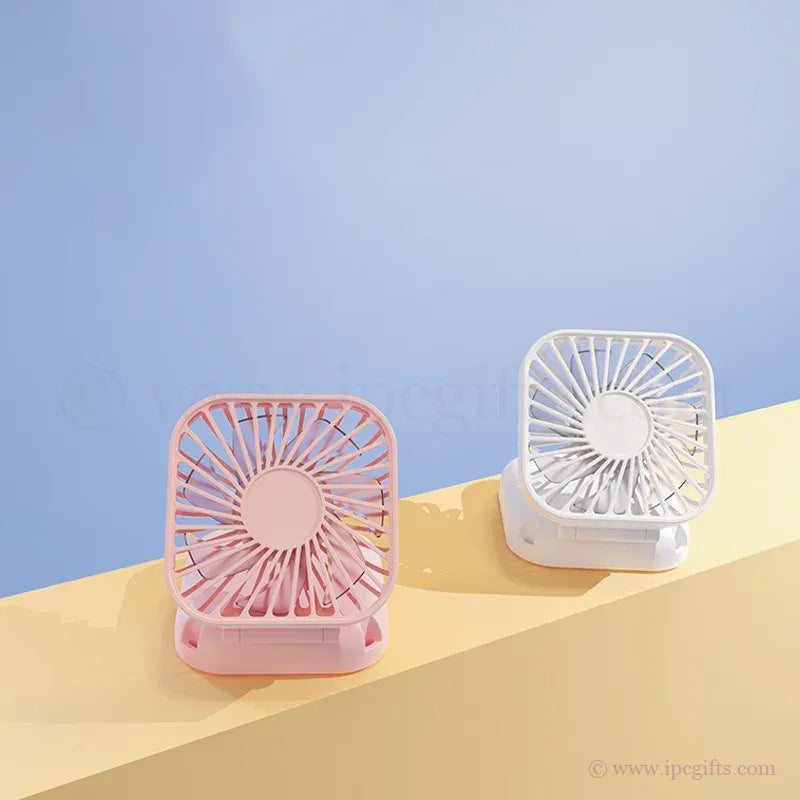 F10 Foldable Portable Mini Fan 3 Speed With Rope-Adjustable Angle USB Fan for Baby Stroller, Desk & Treadmill