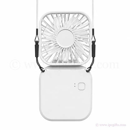 F10 Foldable Portable Mini Fan 3 Speed With Rope-Adjustable Angle USB Fan for Baby Stroller, Desk & Treadmill