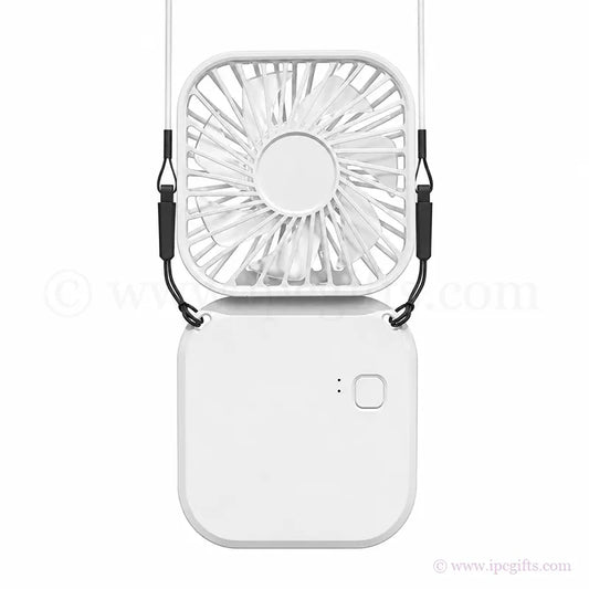 F10 Foldable Portable Mini Fan 3 Speed With Rope-Adjustable Angle USB Fan for Baby Stroller, Desk & Treadmill