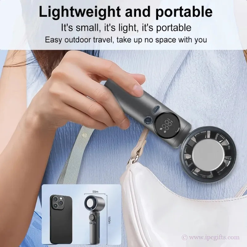 Handy Cooling Turbo Fan 199 Speed-– Oscillating Personal Fan for Bedroom, Office & Dorm Room