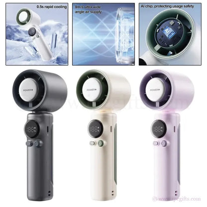 Handy Cooling Turbo Fan 199 Speed-– Oscillating Personal Fan for Bedroom, Office & Dorm Room