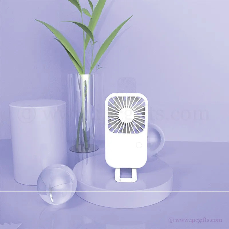 Portable Mini Pocket Fan with Stand 3 Speed