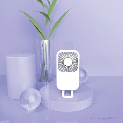 Portable Mini Pocket Fan with Stand 3 Speed