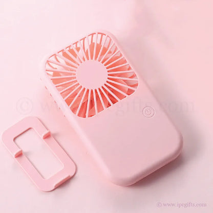 Portable Mini Pocket Fan with Stand 3 Speed