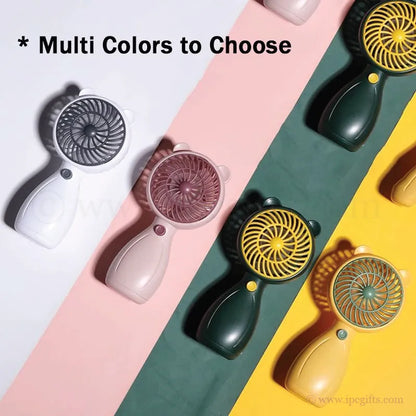 USB Handy Mini Fan 1 Speed-Safe Portable Air Circulator Fan for Kids, Travel & Office