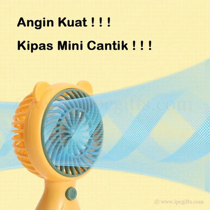 USB Handy Mini Fan 1 Speed-Safe Portable Air Circulator Fan for Kids, Travel & Office