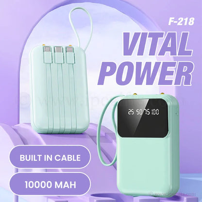Baby Green Portable Power Bank – Charge Anywhere, Anytime
