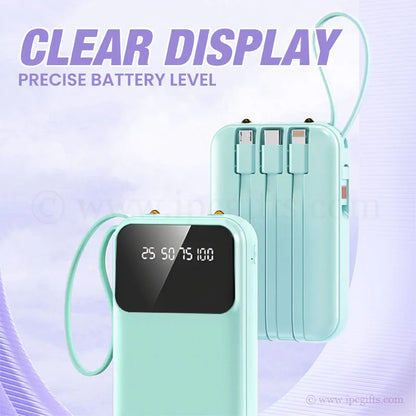Baby Green Portable Power Bank – Charge Anywhere, Anytime