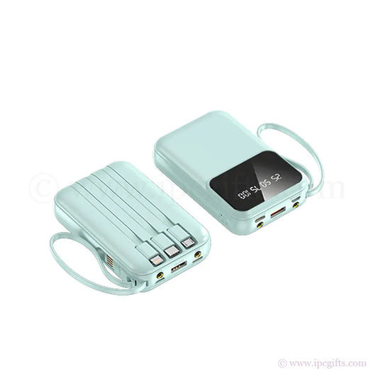 Baby Green Portable Power Bank – Charge Anywhere, Anytime