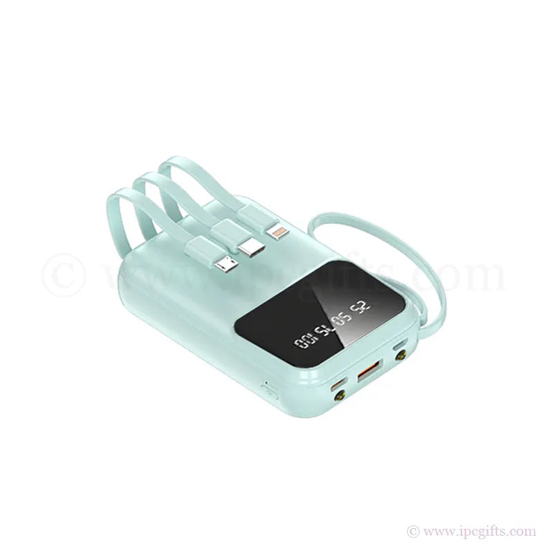 Baby Green Portable Power Bank – Charge Anywhere, Anytime