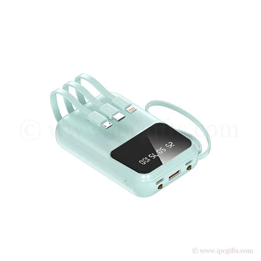 Baby Green Portable Power Bank – Charge Anywhere, Anytime