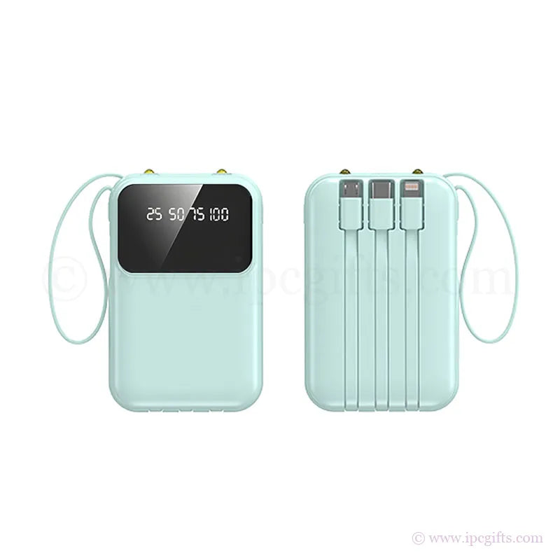Baby Green Portable Power Bank – Charge Anywhere, Anytime