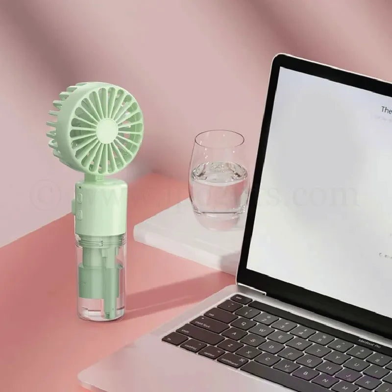 Hanging Mist Spray Fan with Rope 4 Speed