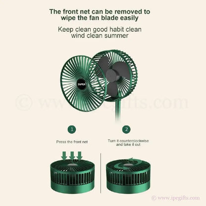 Adjustable Mini Stand Fan 3 Speed