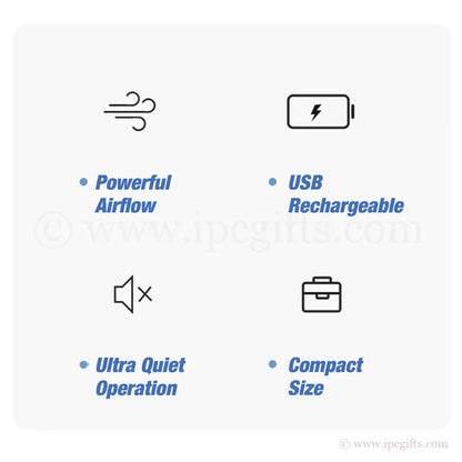 USB Handheld Fan – Recharge Anywhere