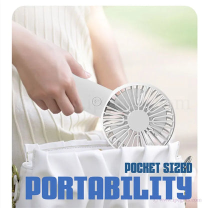 USB Handheld Fan – Recharge Anywhere