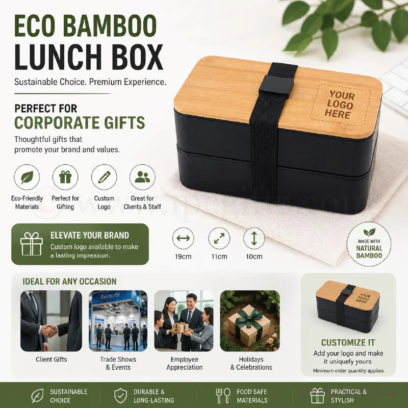 Bamboo Fibre Lunch Box – Lightweight Sustainable Food Storage Box for Meal Prep & Outdoor
