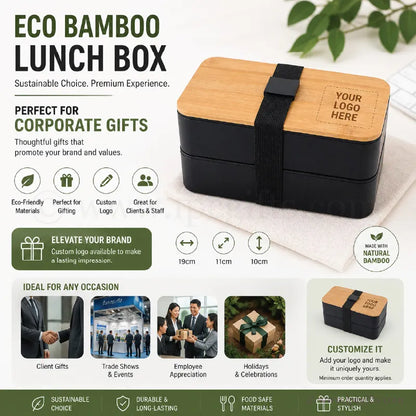 Bamboo Fibre Lunch Box – Lightweight Sustainable Food Storage Box for Meal Prep & Outdoor