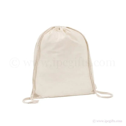 Pure Cotton Canvas Drawstring Bag - Perfect for Sports &Kids
