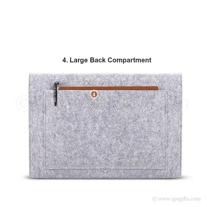 13" Premium Felt Laptop Macbook Sleeve