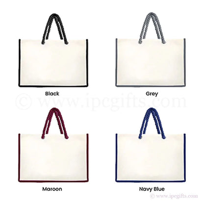 STELLA Laminated Canvas Tote Bag-Sustainable, Washable & Travel-Friendly