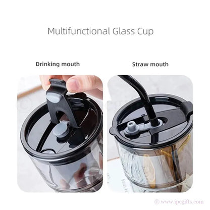MONTE 3 Premium Color Glass Mug with PU Sleeve - 450ml