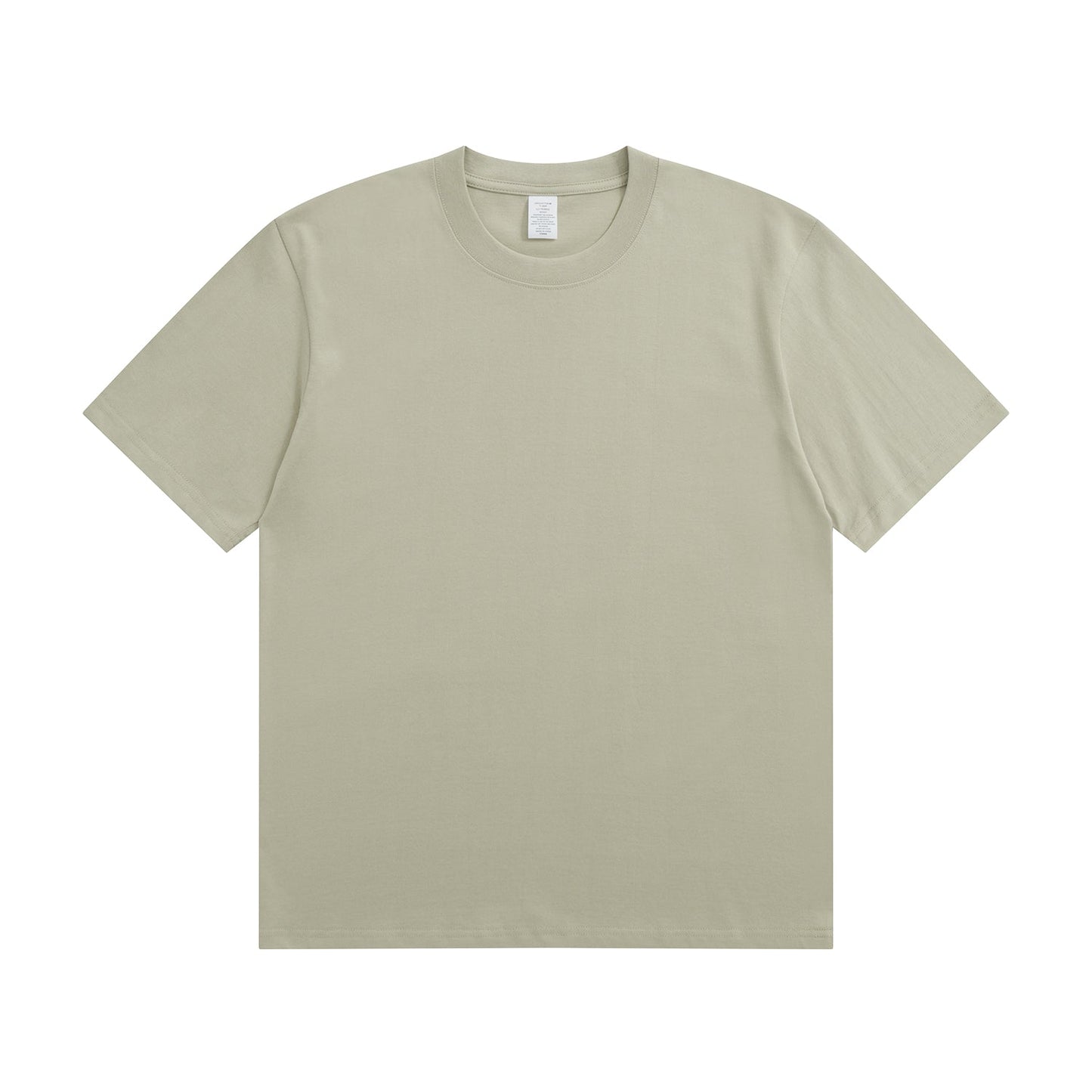 230G Adult Round Neck Short Sleeve T-Shirt - Sage Green