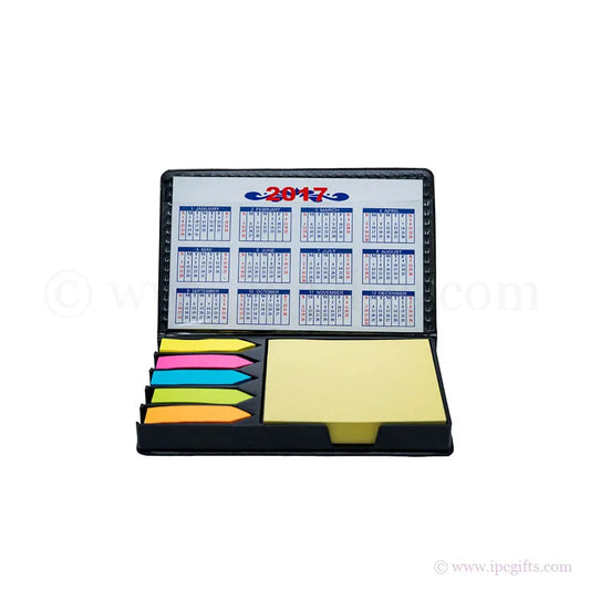 Classic PU Memopad with Sticky Notes