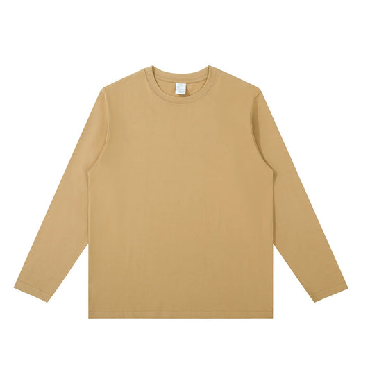 230G Adult Round Neck Long Sleeve T-Shirt - Amber Dusk